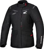 Alpinestars Honda Stella ST-1 waterdichte dames motorfiets textieljas Zwart 2XL
