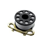 Scubapro Mini Reel Small met dubbele karabijnhaak van roestvrij staal (ca. 15 meter)