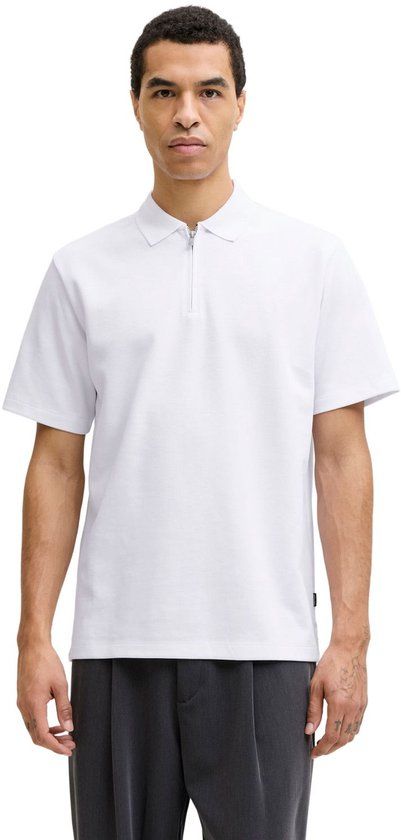 Jack & Jones Heren Polo regular fit Wit XXL Volwassenen