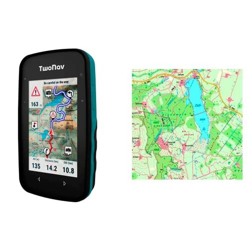 Ordinateur GPS Vélo TwoNav Cross Plus Avec Carte Topo Au Choix, écran 3.2 Pouces, Neuf