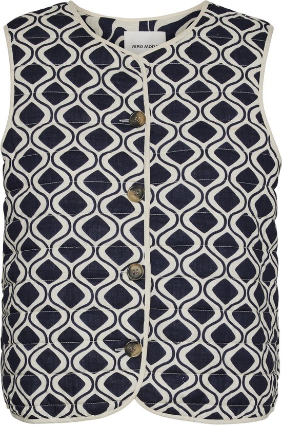 Vero Moda Vest Vmkate Kirsa Waistcoat 2-way Wvn Bt 10308397 Navy Blazer Dames Maat - M