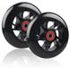 Roues de scooter Lot de 2 roues de scooter 100 mm avec roulements ABEC-9