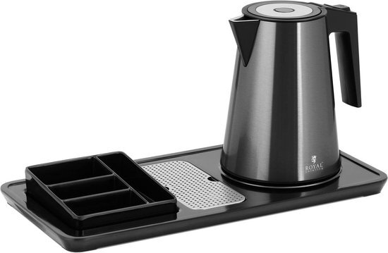 Royal Catering Waterkoker - koffie- en theestation - 1.2 L - 1800 W - zwart -