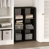Furinno Kubieke 6-Cube kast organisatoren en opslag, donker eiken