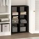 Furinno Kubieke 6-Cube kast organisatoren en opslag, donker eiken