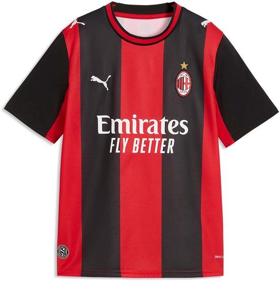 Puma T-Shirt Acm Home Jersey Replica Jr - Kinderen - Rood - Maat 128
