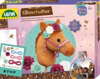 Lena Glitterhalster Hobby Horsing - Creatief stokpaard knutselset met kralen, hangers en kunstbloemen, complete set incl. handleiding, voor kinderen vanaf 6 jaar