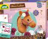 Lena Glitterhalster Hobby Horsing - Creatief stokpaard knutselset met kralen, hangers en kunstbloemen, complete set incl. handleiding, voor kinderen vanaf 6 jaar