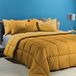 Caleffi 55068 microvezel dekbed voor Frans bed, goud