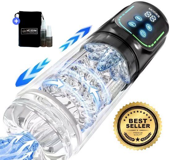 ME'ADAM ManiPulse - Automatische Masturbator voor Mannen - Blauw