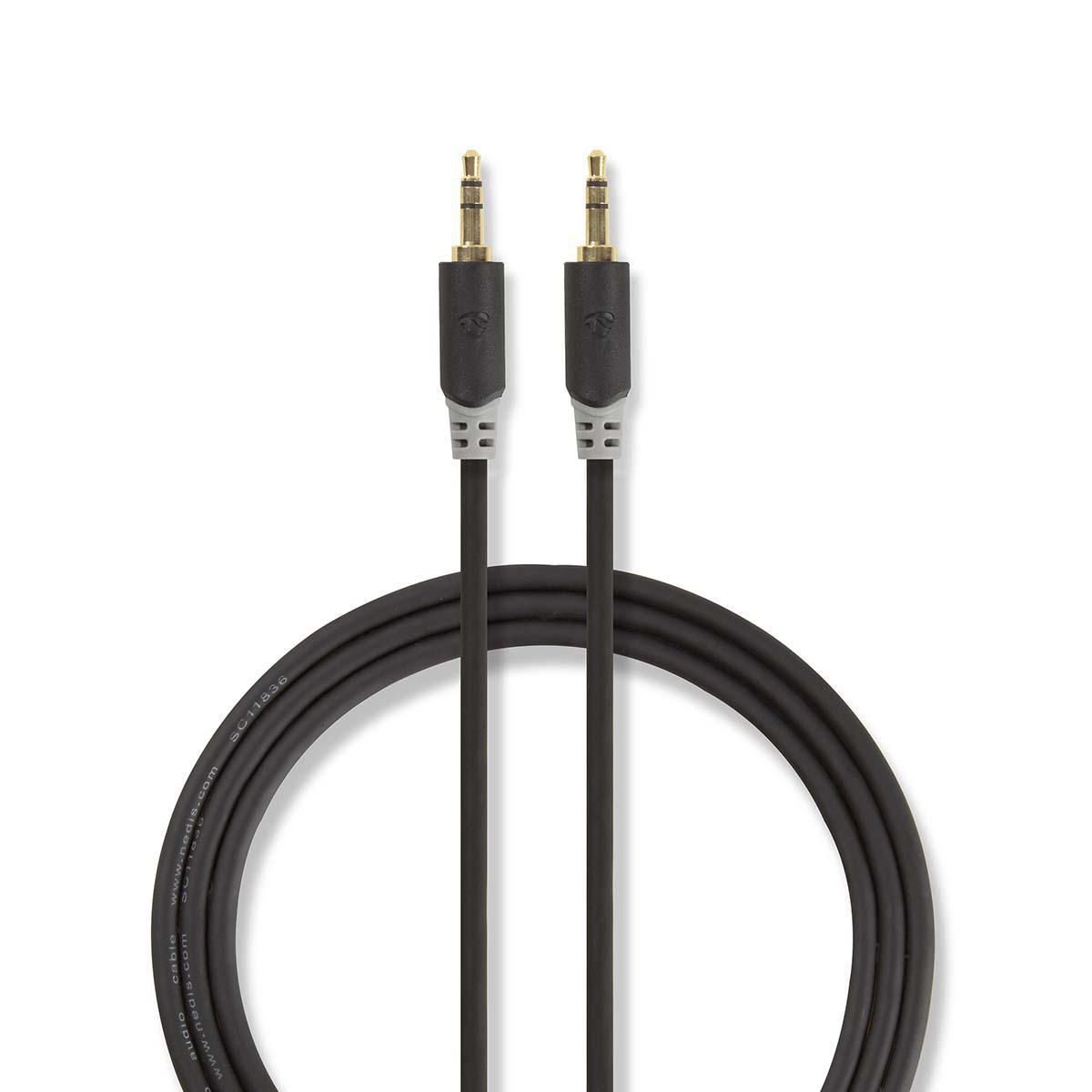 Nedis CABW22000AT50 - Audio kabel - 5 m - Antraciet
