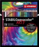 STABILO crayon de couleur 1624 aquacolor arty 24 pièces
