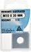 Deltafix Sluitplaat Vierkant Verzinkt M10 x 30 mm x 2.5 DIN 436 2 st.