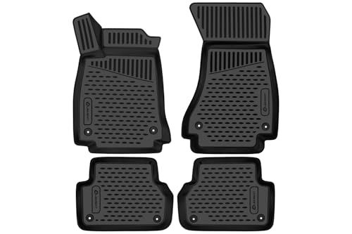 3D AUDI 3D op maat gemaakte premium antislip rubberen vloermatten AUDI A4 Type 8W 2016-> Limousine/Avant/Allroad