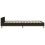 VidaXL Bedframe Zwart Stof 120x190 cm