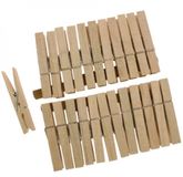 Best Choice Houten wasknijpers 24 stuks