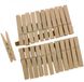 Best Choice Houten wasknijpers 24 stuks