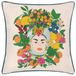 furn. Taormina Floral Piped Feather Gevuld Kussen