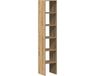 vidaXL Boekenkasten 2 st 30x30x80 cm bewerkt hout artisanaal eiken