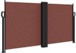 vidaXL Windscherm uittrekbaar 120x1200 cm bruin