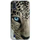 Samsung Galaxy A01 Oeil de leopard bedrukt siliconen hoesje