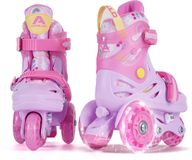 Apollo Kids My 1st Skates Verstelbaar - Verstelbare rolschaatsen voor kinderen, maat 26-30, rolschaatsen voor meisjes en jongens, ideaal voor beginners, trainingsrolschaatsen met dubbele rem