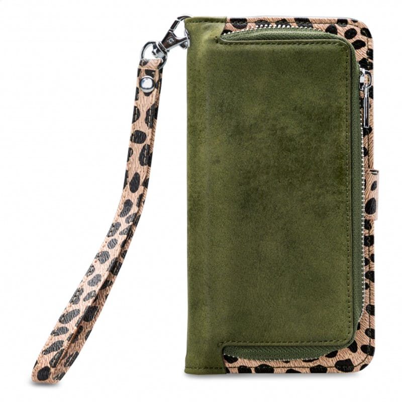 Mobilize iPhone 11 Pro Max Wallet Case Olive Leopard