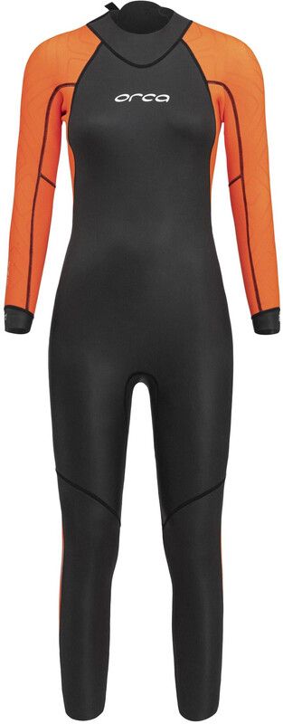 ORCA Vitalis Openwater Hi Vis Wetsuit Women - Zwart/Oranje