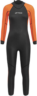 ORCA Vitalis Openwater Hi Vis Wetsuit Women - Zwart/Oranje