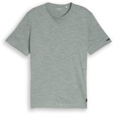 Tom Tailor T-shirt en aspect chiné - Taille XXXL - vert marine injecté