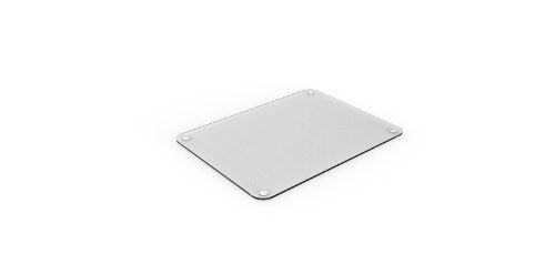 Pebbly Glazen werkblad saver - 30 x 40cm - Transparant