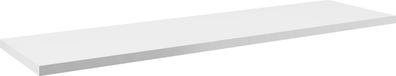Armoire de salle de bain blanche, 140 cm, en MDF avec une finition PVC