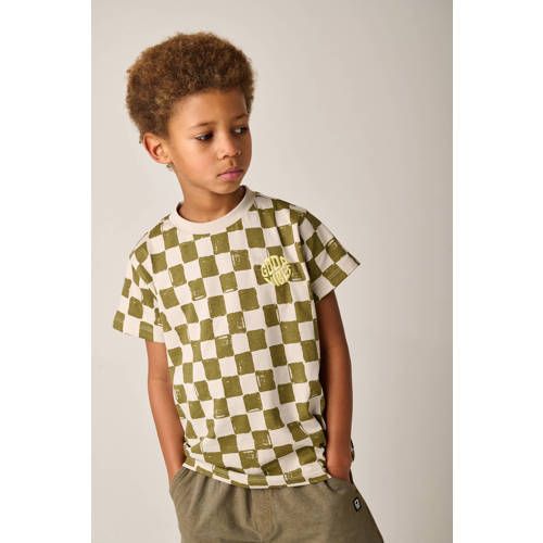 Tumble 'n Dry geruit T-shirt donkergroen