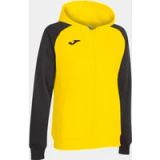 Joma Dames sweatshirt met capuchon Academy IV geel/zwart