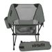 VirtuFit Chaise de camping compacte - Gris