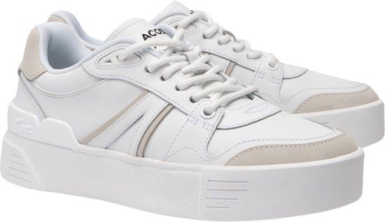Lacoste L002 Evo Dames Sneakers - Wit/Gebroken Wit - Maat 41