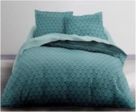 Today Parure de Lit dekbedovertrek 2 persoons 240x220 cm Palazzo Polyester Groen