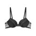 Triumph Comfort Allure Soutien-gorge Noir Fleuri Préformé