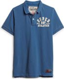 Superdry Vintage Athletic Polo Blauw M
