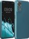 kwmobile metallic telefoonhoesje van TPU - geschikt voor Xiaomi Redmi Note 11 / Note 11S - Flexible case voor smartphone - In Metallic carabisch blauw