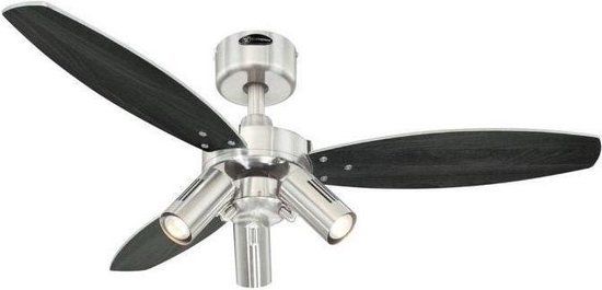 Westinghouse Jet Plus Plafondventilator - 105 cm - Nikkel (geborsteld)