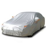 SEAZEN 6 lagen autohoes waterdicht ademend, outdoor autohoezen auto's met ritsdeur, voor regen stof zon uv alle weersomstandigheden waterdichte bescherming fit sedan 533 cm x 178 cm x 120 cm