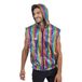 Chaks - Gilet met capuchon, glitterpatroon en rits