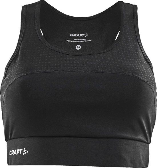 Craft Rush Top Sporttop Dames - Zwart - Maat S