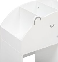 Atmosphera Kids Teddybeer Boekenrek - Wit - Hout - 56x30x64cm