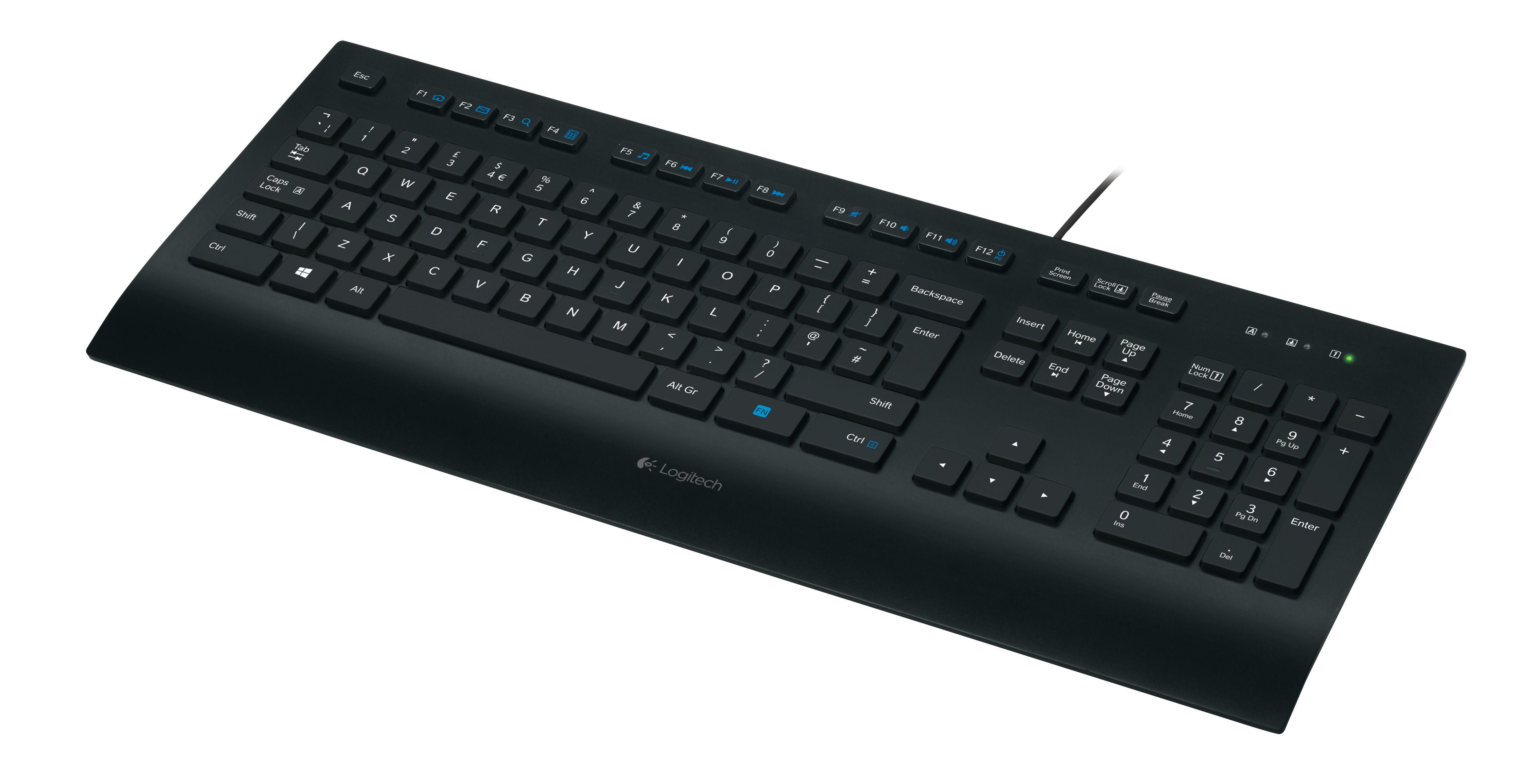 Logitech K280E Pro - QWERTZ Duits USB Toetsenbord - Zwart