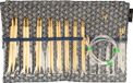 Seeknit Shirotake verw. rondbreinaaldenset ML blauw