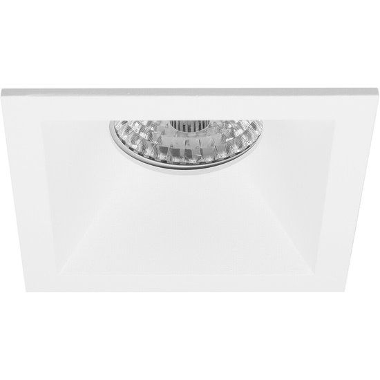 Qualu GU10 Inbouwspot Vierkant Wit Aluminium - 82mm - Met Sensor