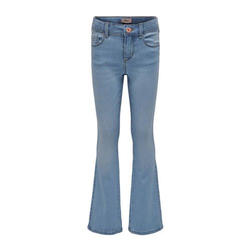 KIDS ONLY GIRL flared jeans KOGROYAL LIFE light blue denim