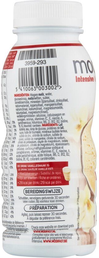 Modifast Intensive Drink Vanille - 4 x 236 ml